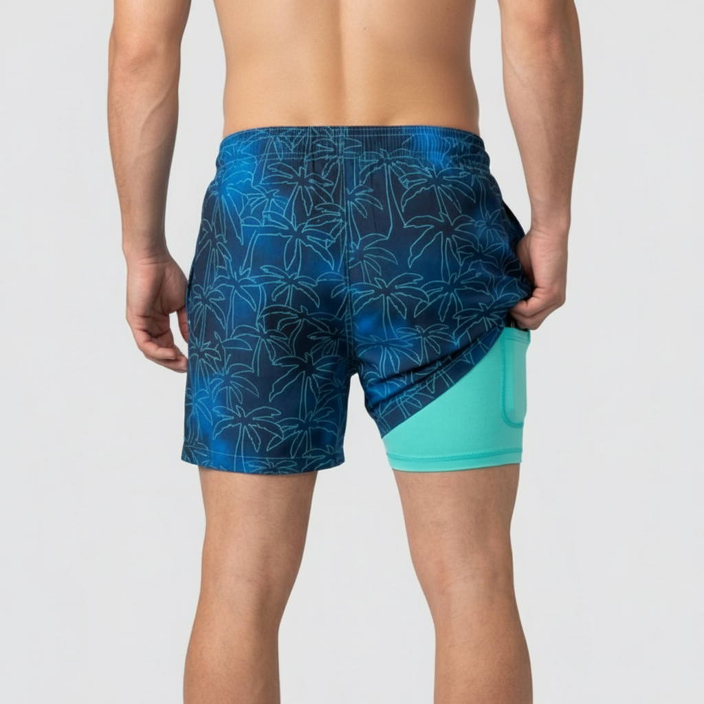 Kenneth | Men's Quick-Dry Compression-Lined Swim Shorts - view 12