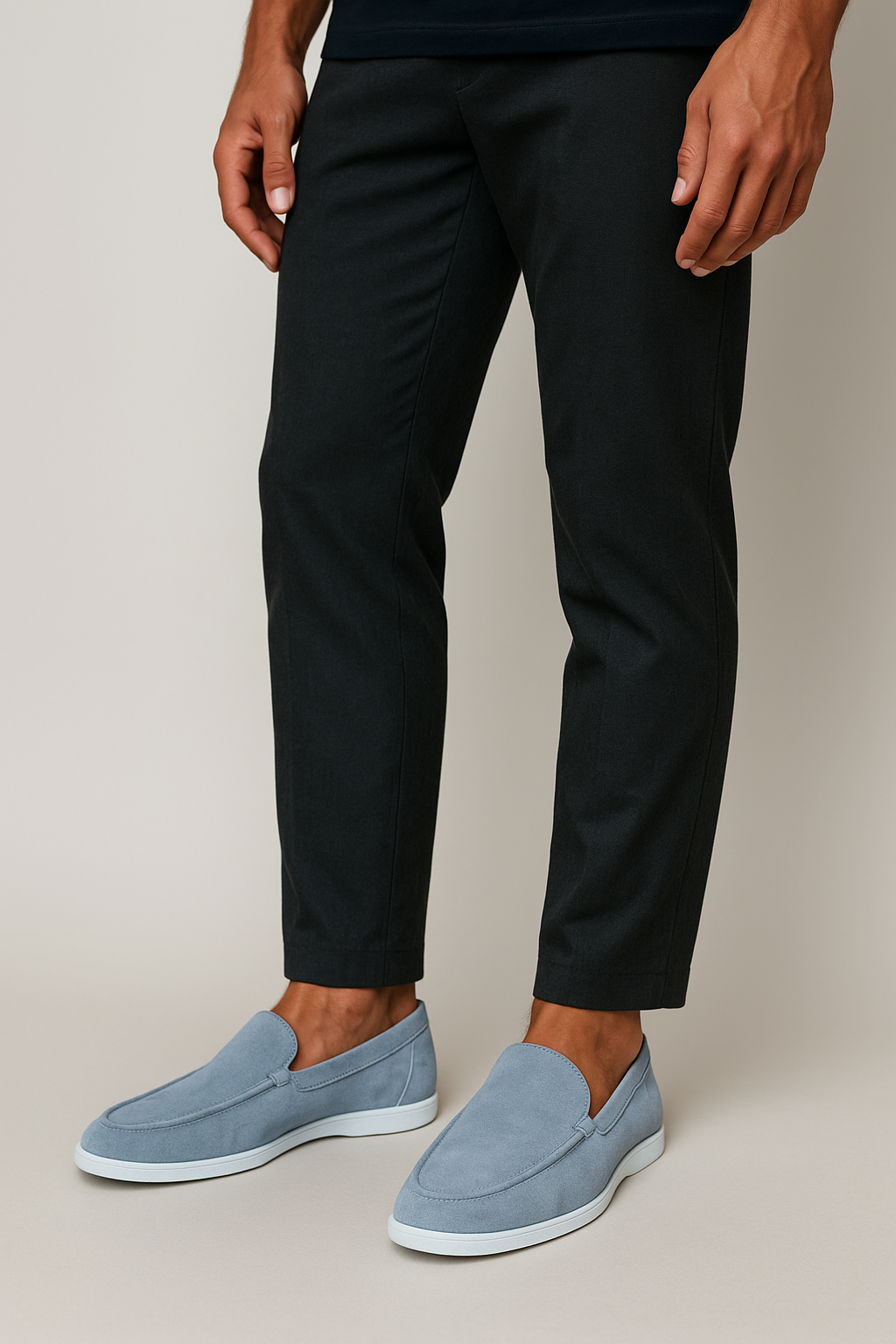 Louis | Men's Suede Slip-On Loafers - view 11