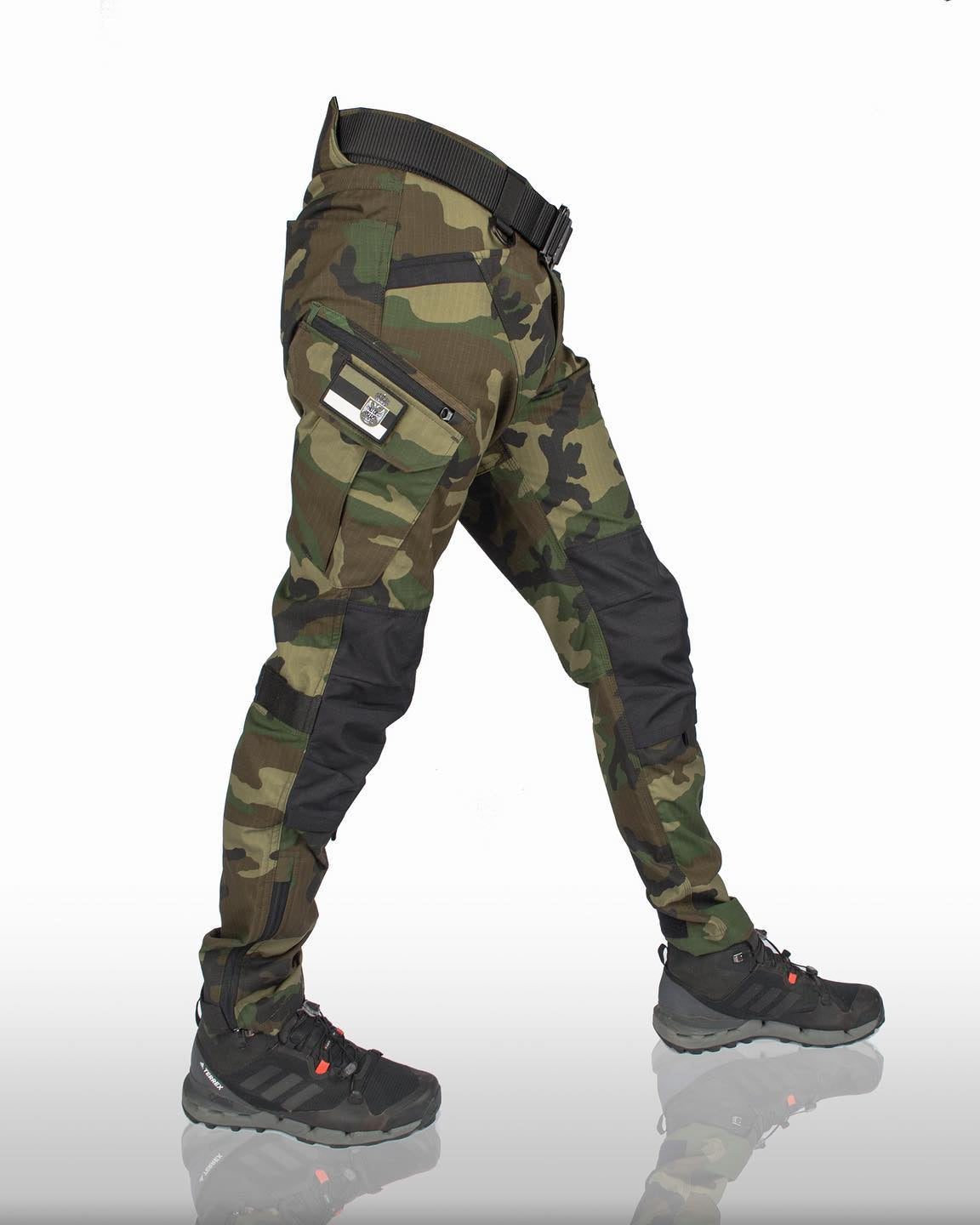 Louis | Men's Tactical Cargo Trousers - Army green