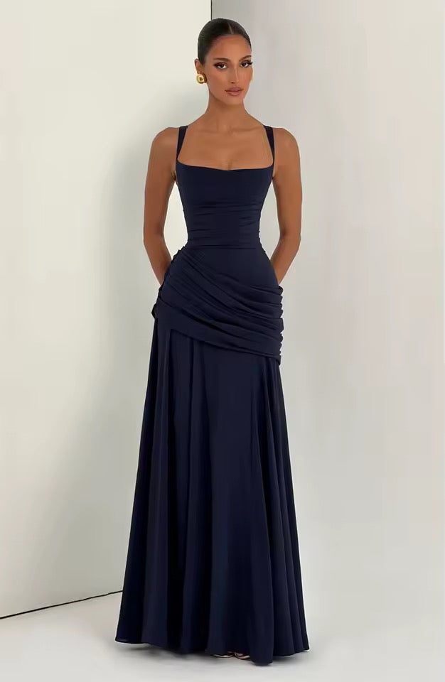 Lucy | Women's Ruched Maxi Dress - view 11