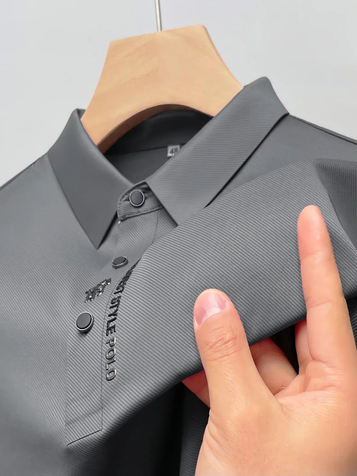 Luke | Men's Cotton Polo Shirt - view 7