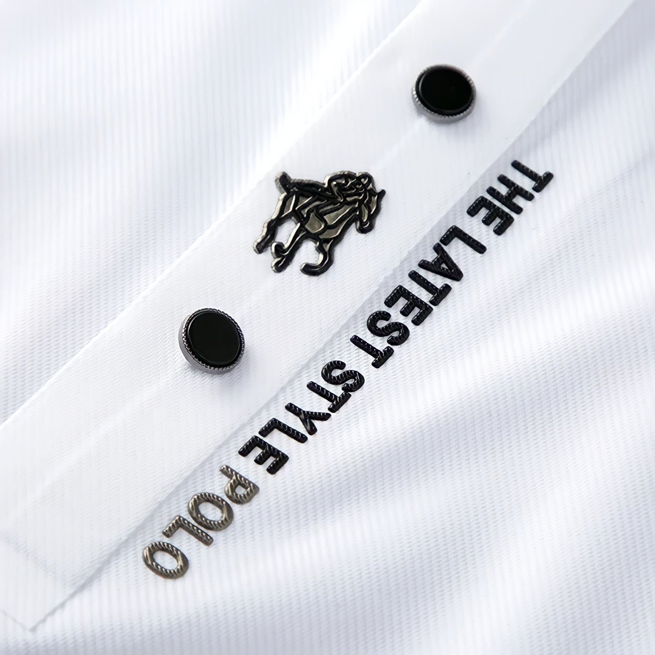 Luke | Men's Cotton Polo Shirt - view 8