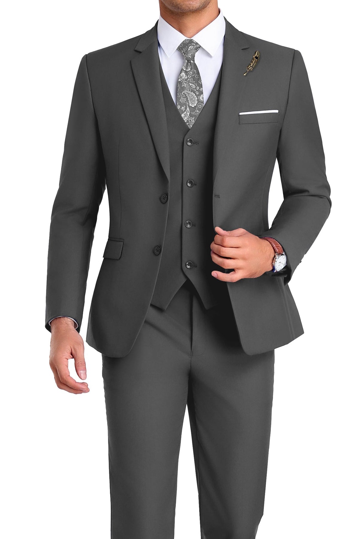 Martin | Tredelad kostym för herr med slim fit - bild 31