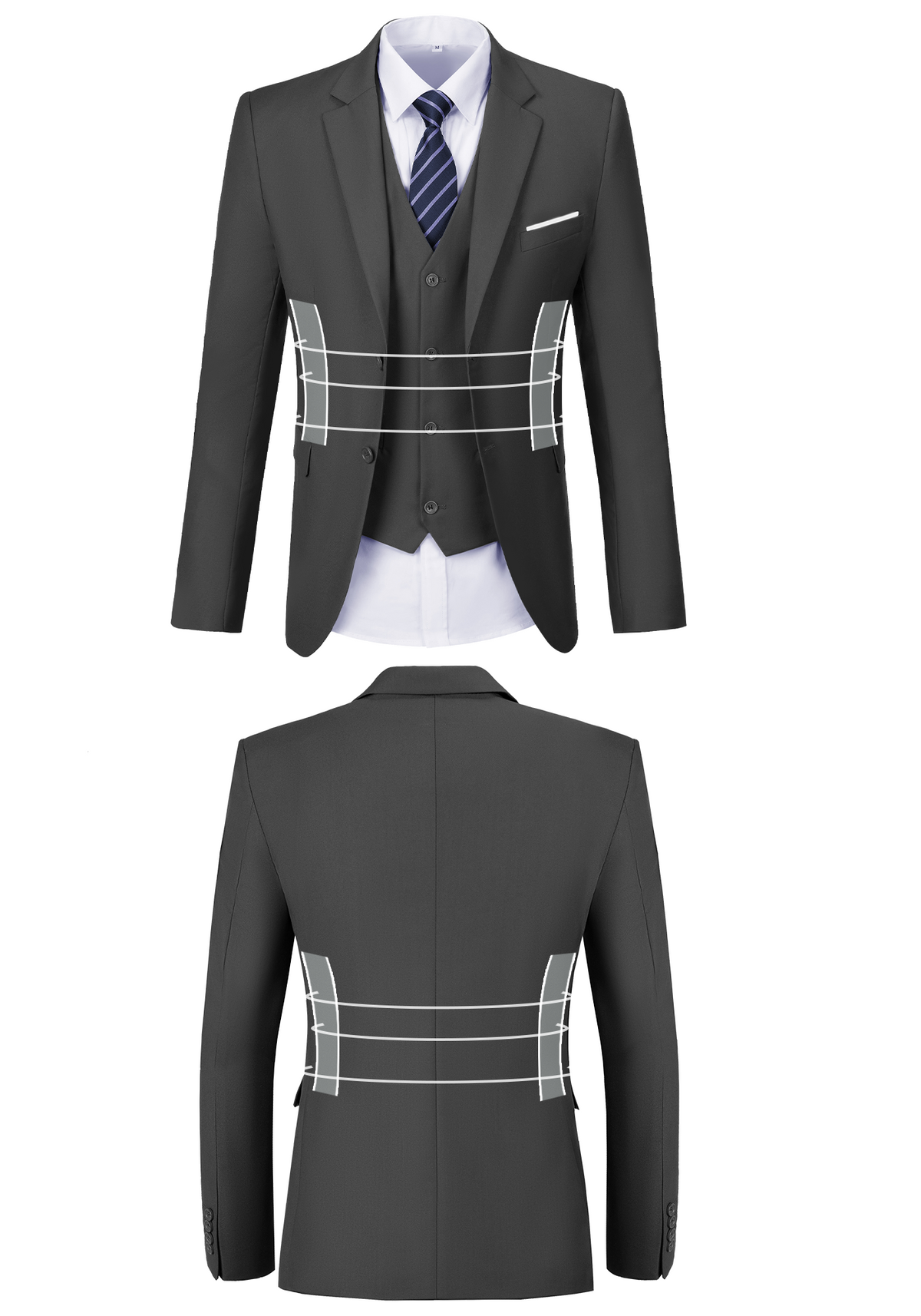 Martin | Tredelad kostym för herr med slim fit - bild 32