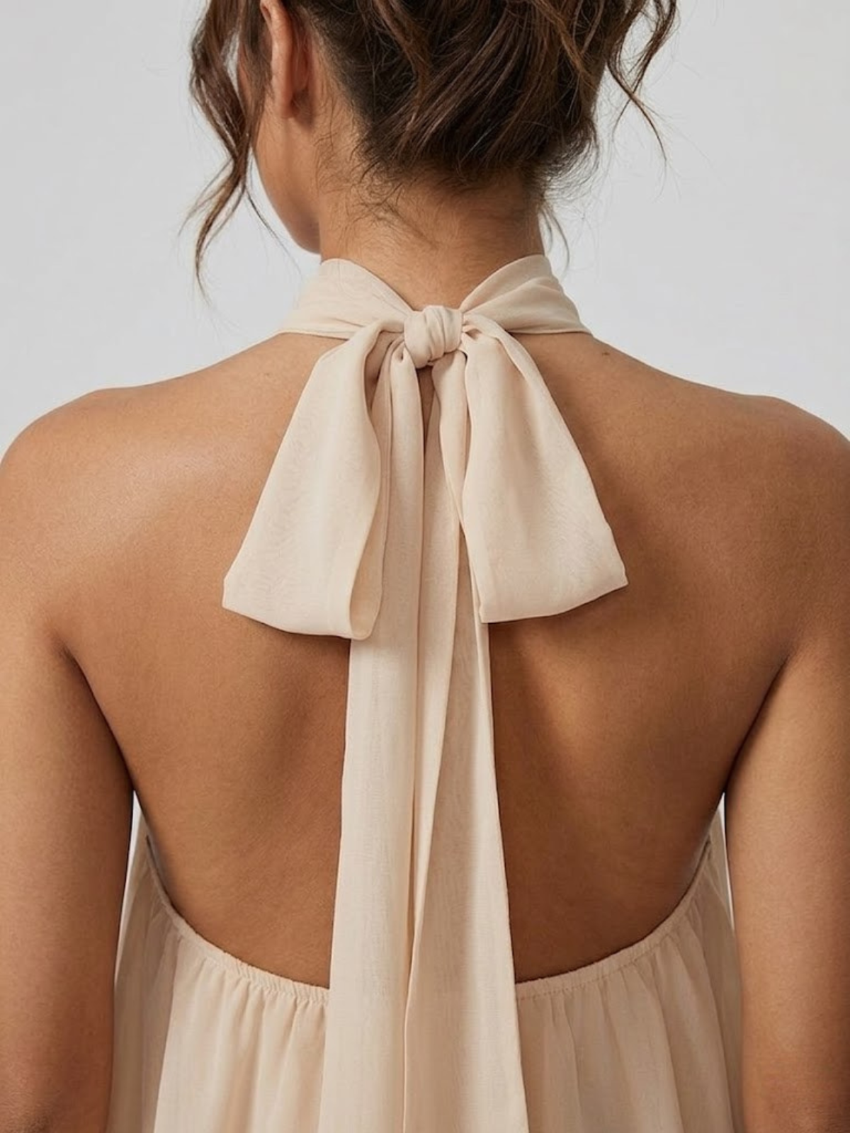 Matilda | Women's Halterneck Tiered Mini Dress - view 8