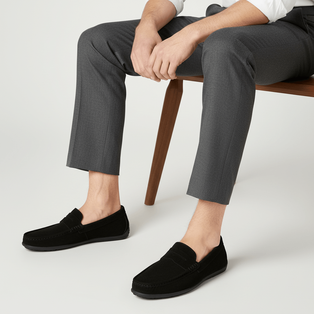 Ryan | Men's Suede Driving Loafers - view 10