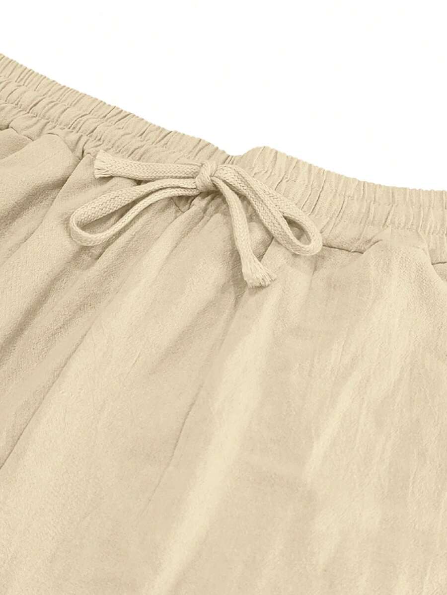 Sebastian | Men's Linen Drawstring Trousers - view 21