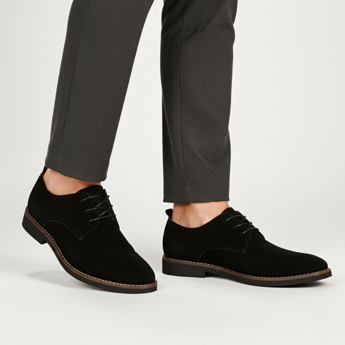Sebastian | Men's Suede Derby Dress Shoes - view 4