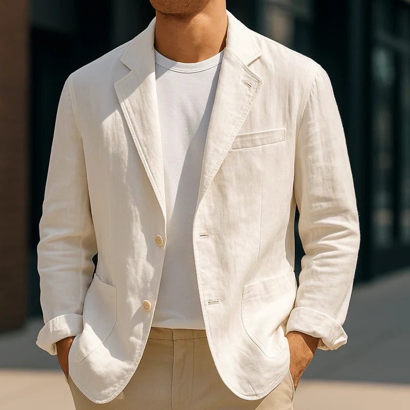 Theo | Men's Linen Summer Blazer - view 6