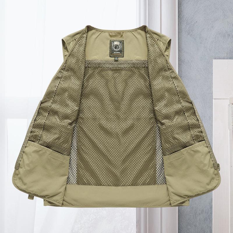 Timothy | Men's Multi-Pocket Utility Gilet - view 7